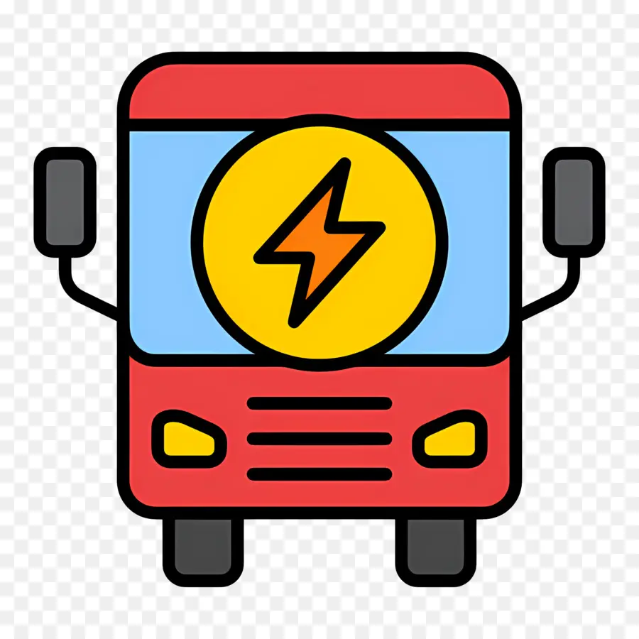 Bus électrique，Autobus électrique PNG