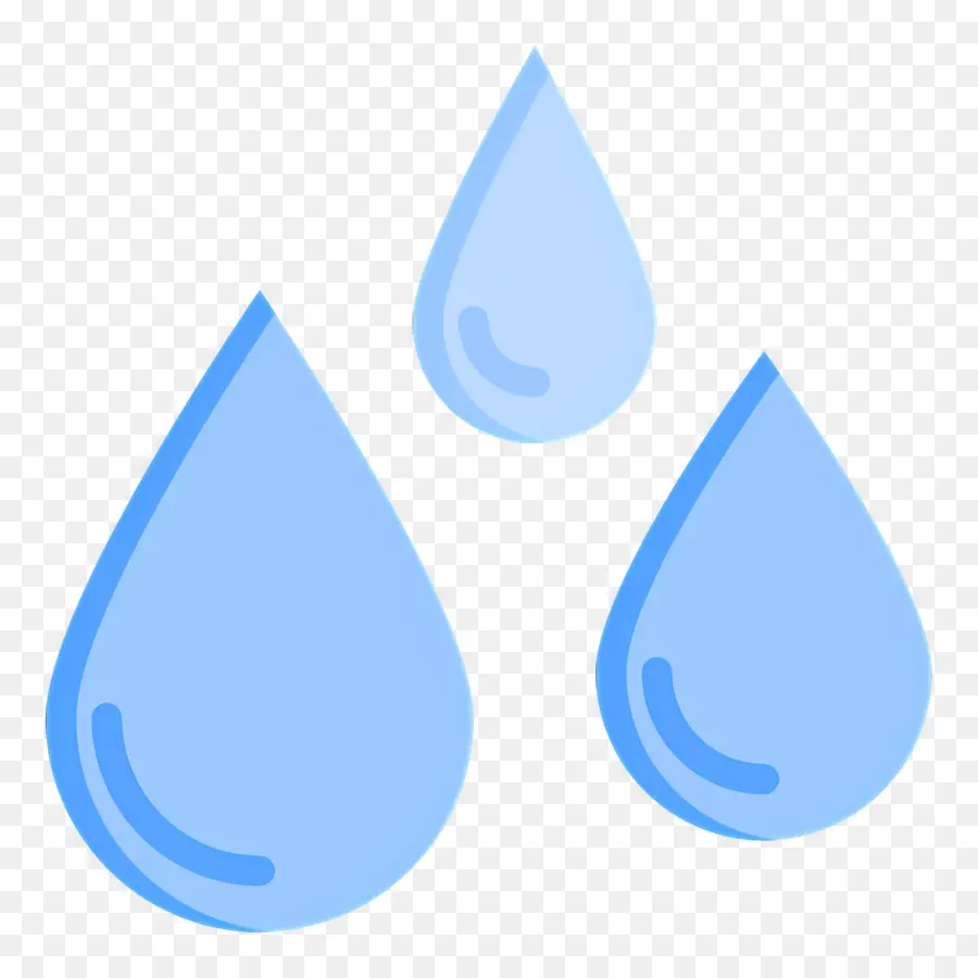 Goutte D'eau，Gouttelettes D'eau Bleue PNG