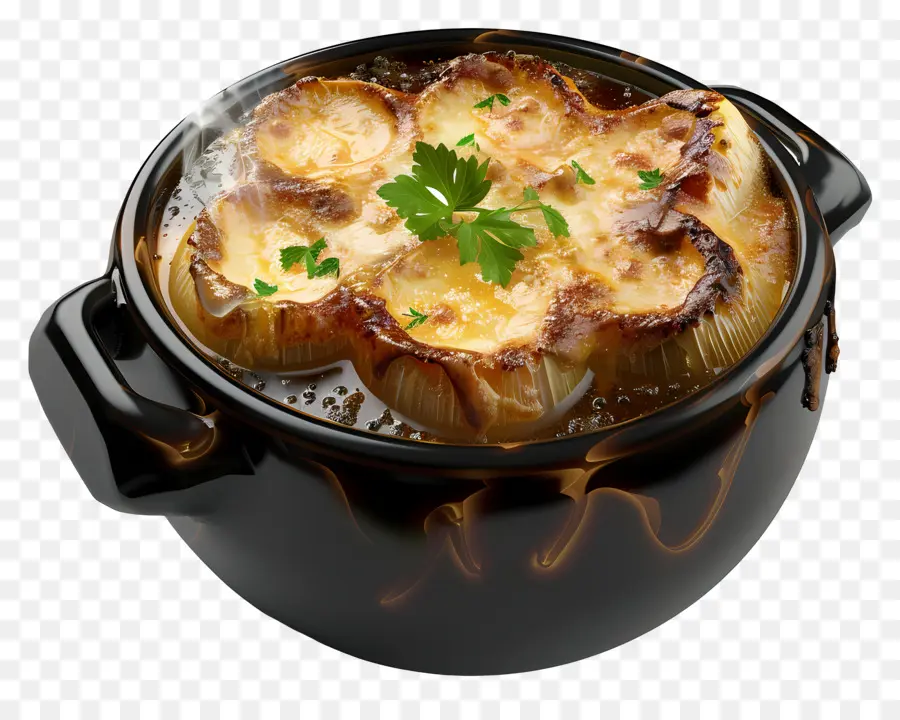 Soupe à L'oignon Française，Soupe PNG