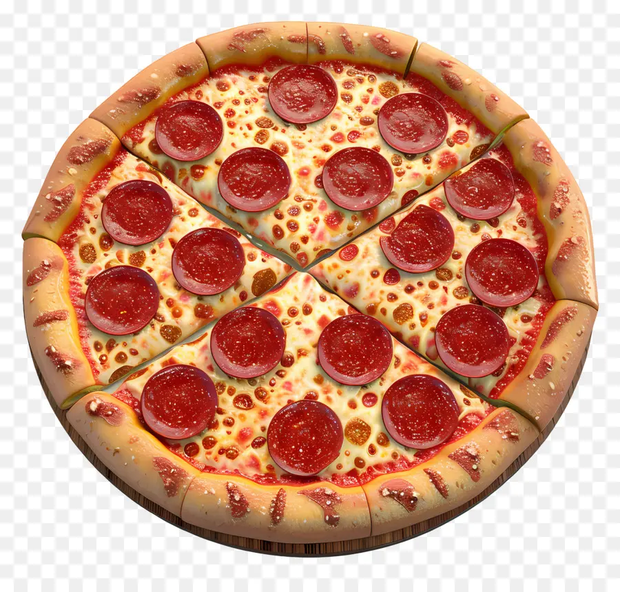 Pizza Au Pepperoni，Pizza PNG