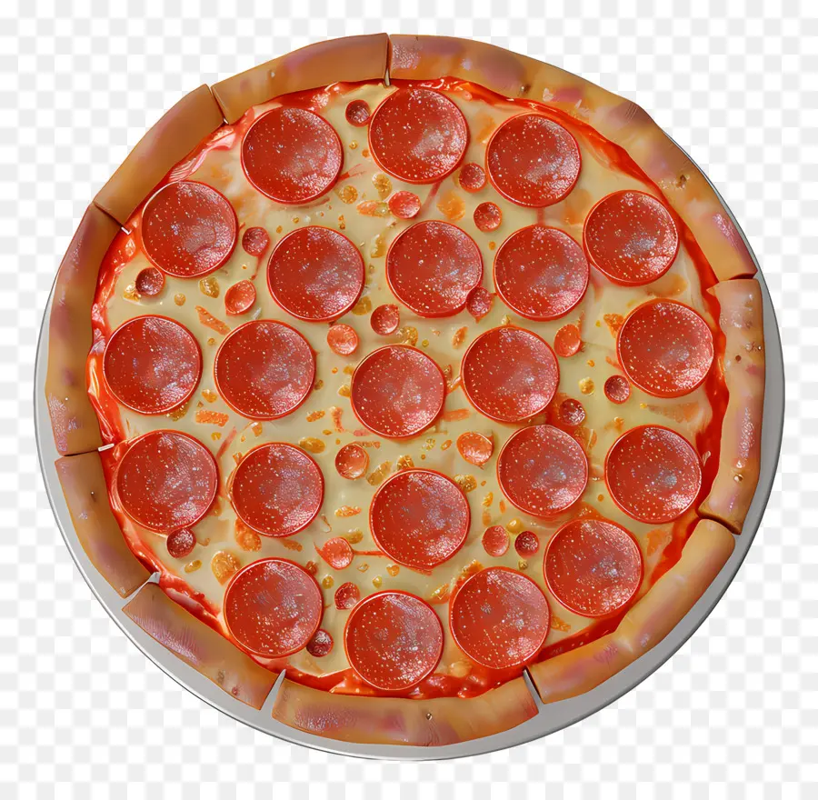 Pizza Au Pepperoni，Pizza PNG