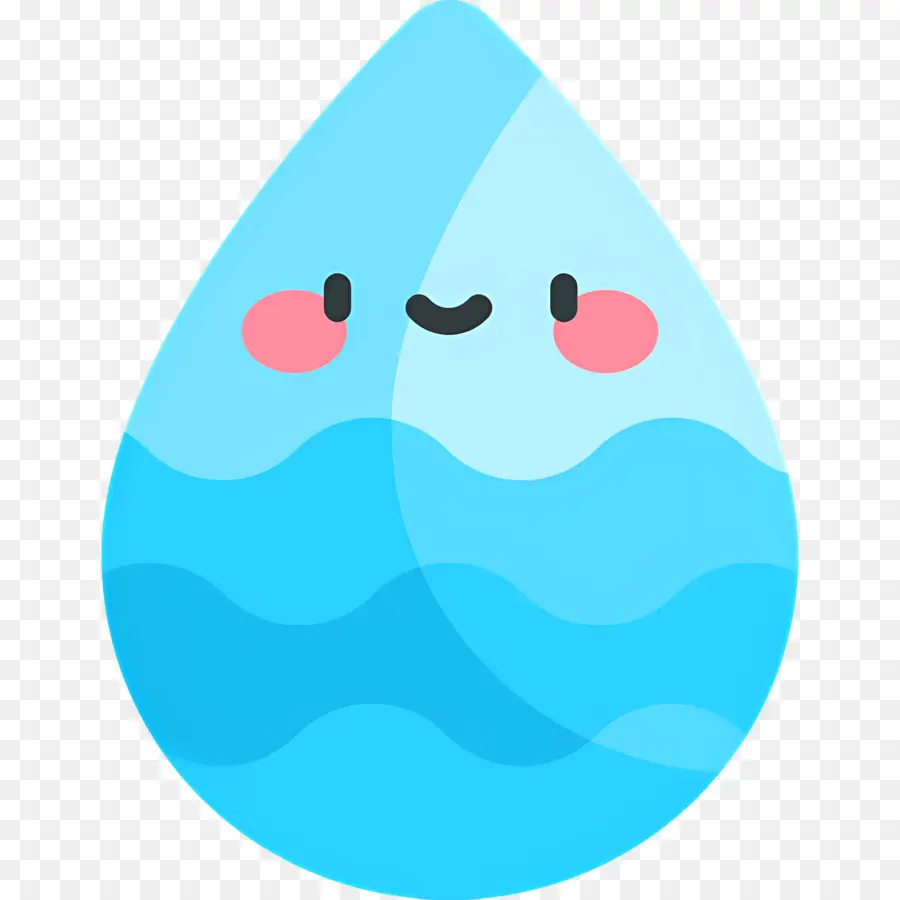 Goutte D'eau，Goutte D'eau Souriante PNG