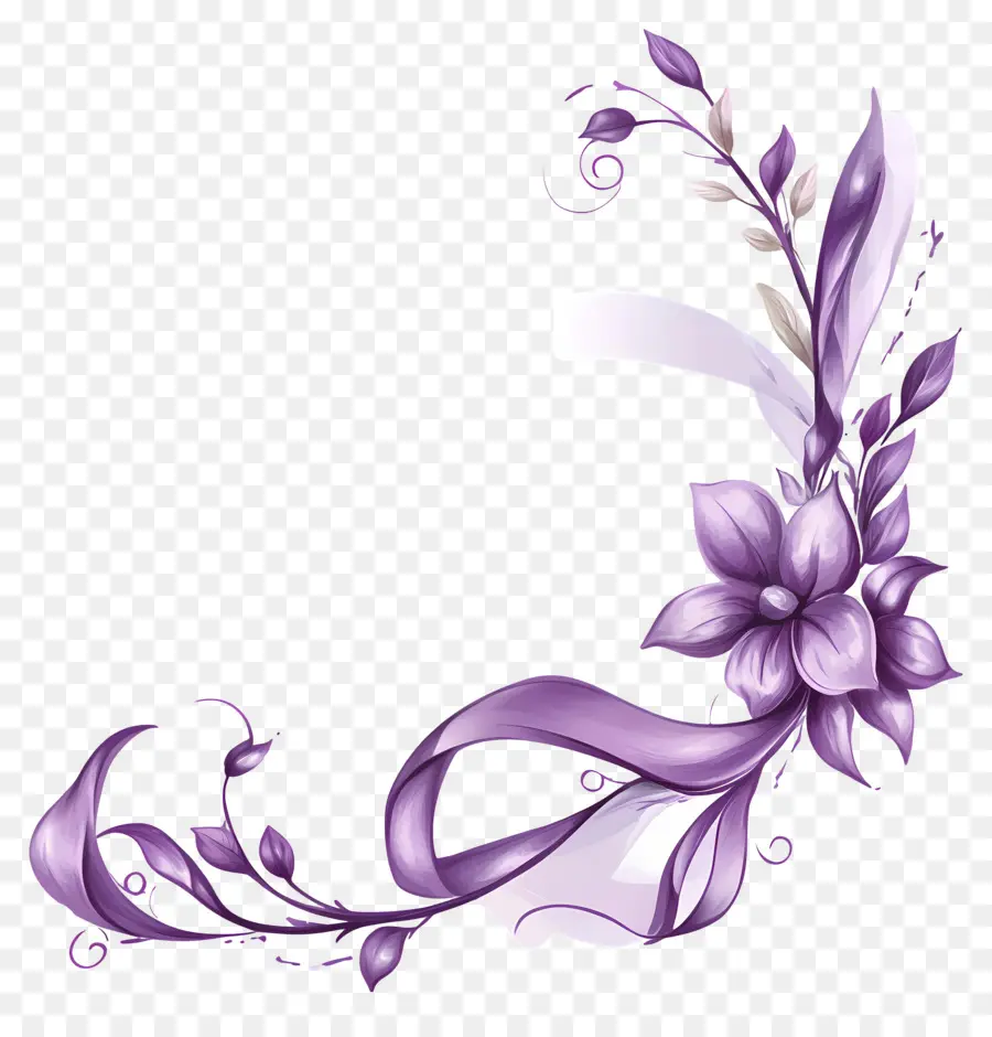 Violet，Coin Floral Violet PNG