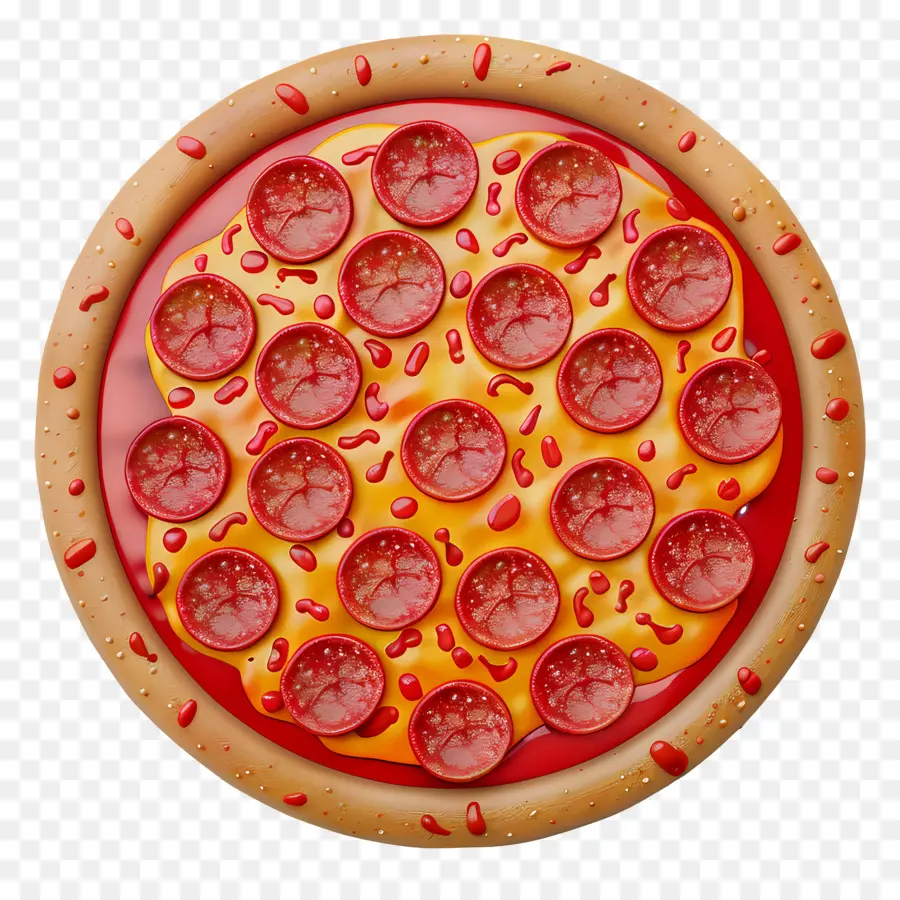 Pizza Au Pepperoni，Pizza PNG