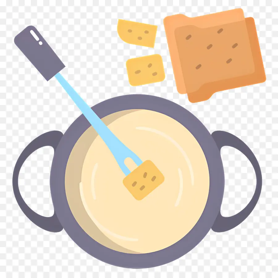 Fondue Au Fromage，Soupe Au Pain PNG