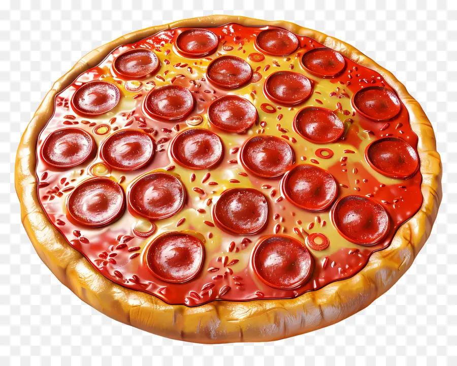 Pizza Au Pepperoni，Pizza PNG