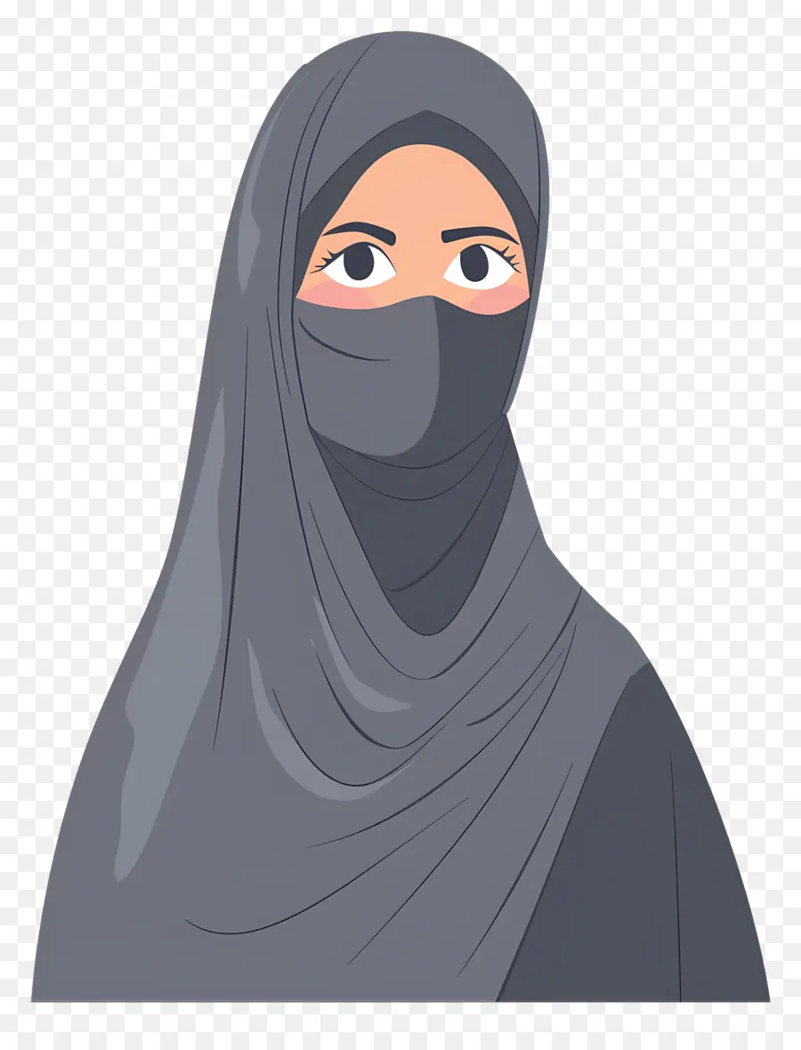 Femme En Niqab，Femme En Hijab PNG