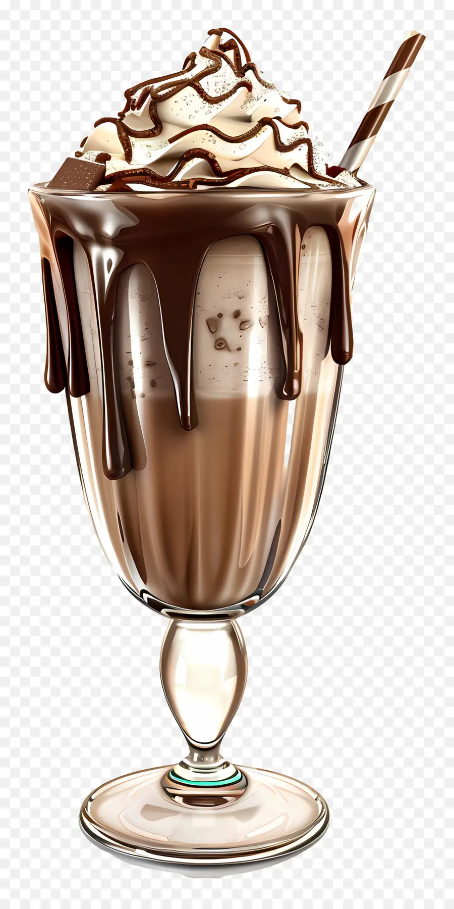 Milk Shake Au Chocolat，Dessert PNG