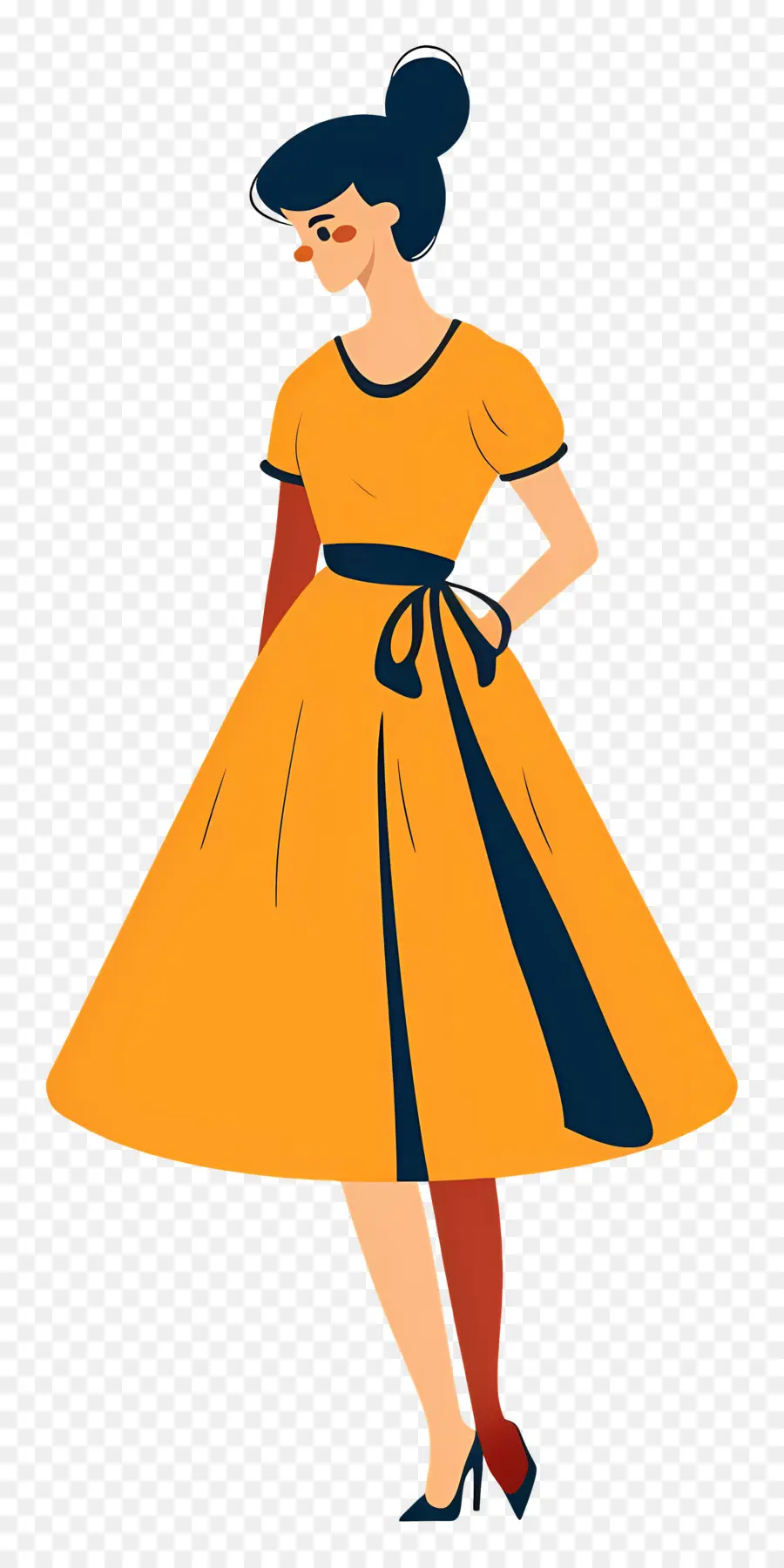 Femme En Robe，Mode PNG