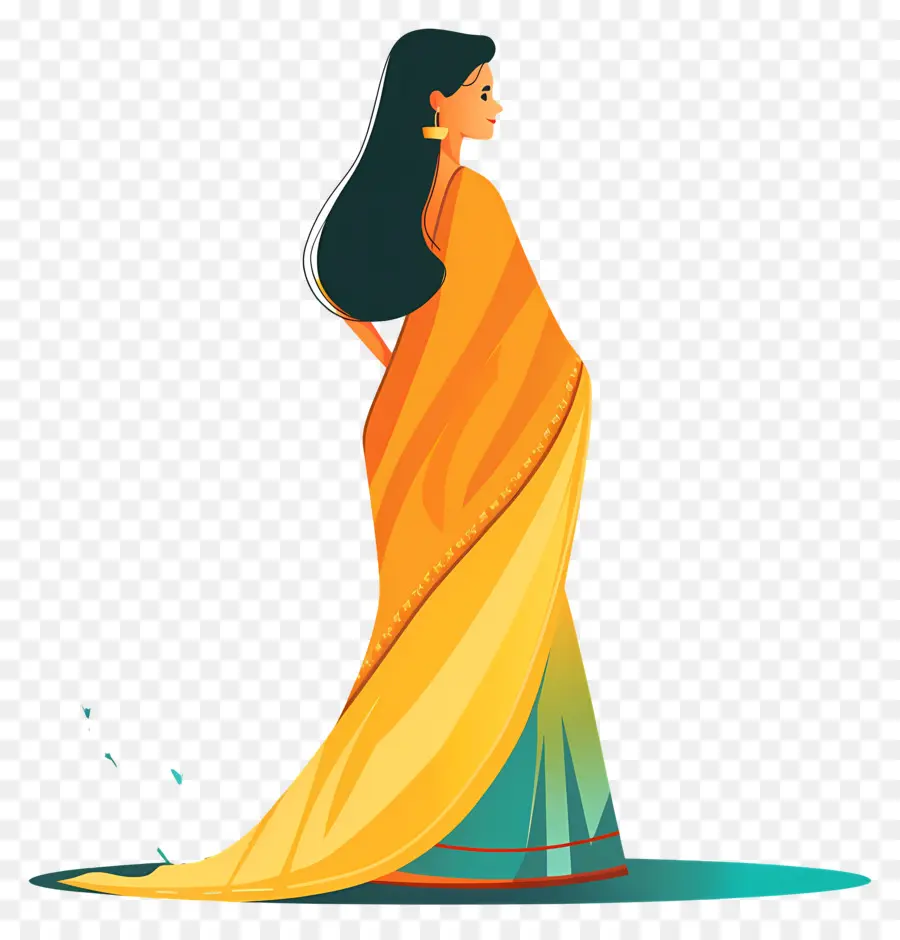 Femme En Sari，Femme PNG