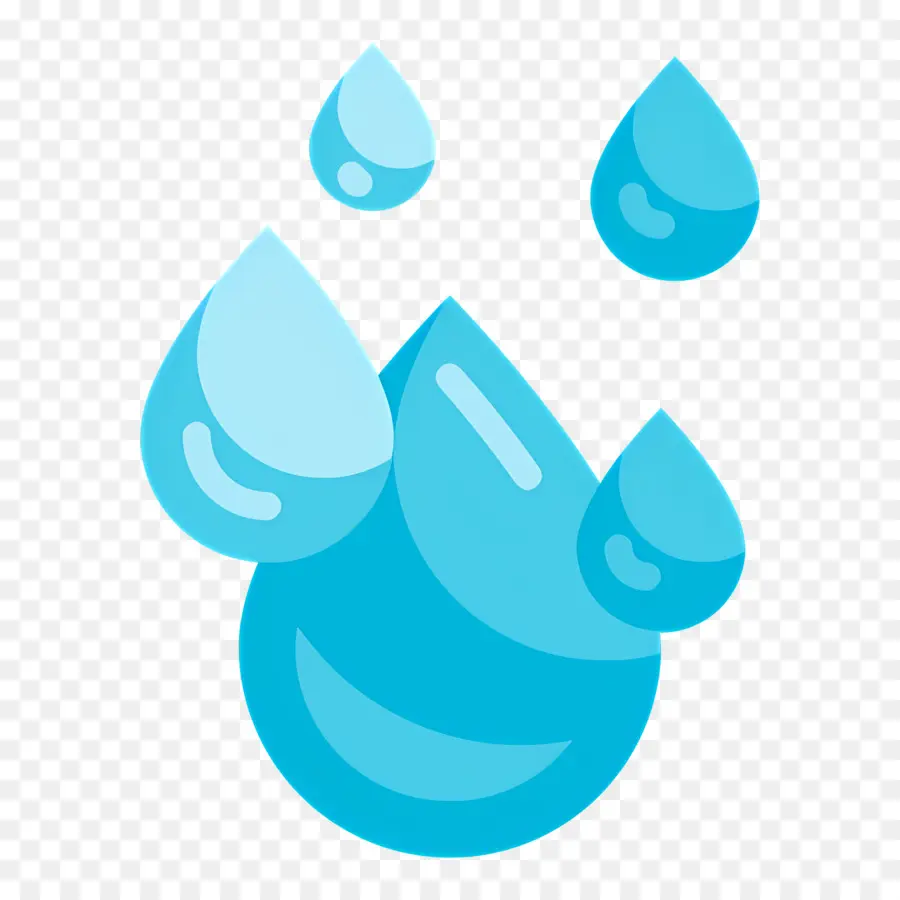 Goutte D'eau，Gouttelettes D'eau Bleue PNG