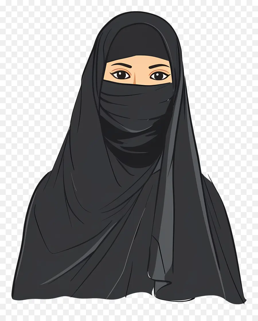 Femme En Niqab，Femme En Hijab PNG