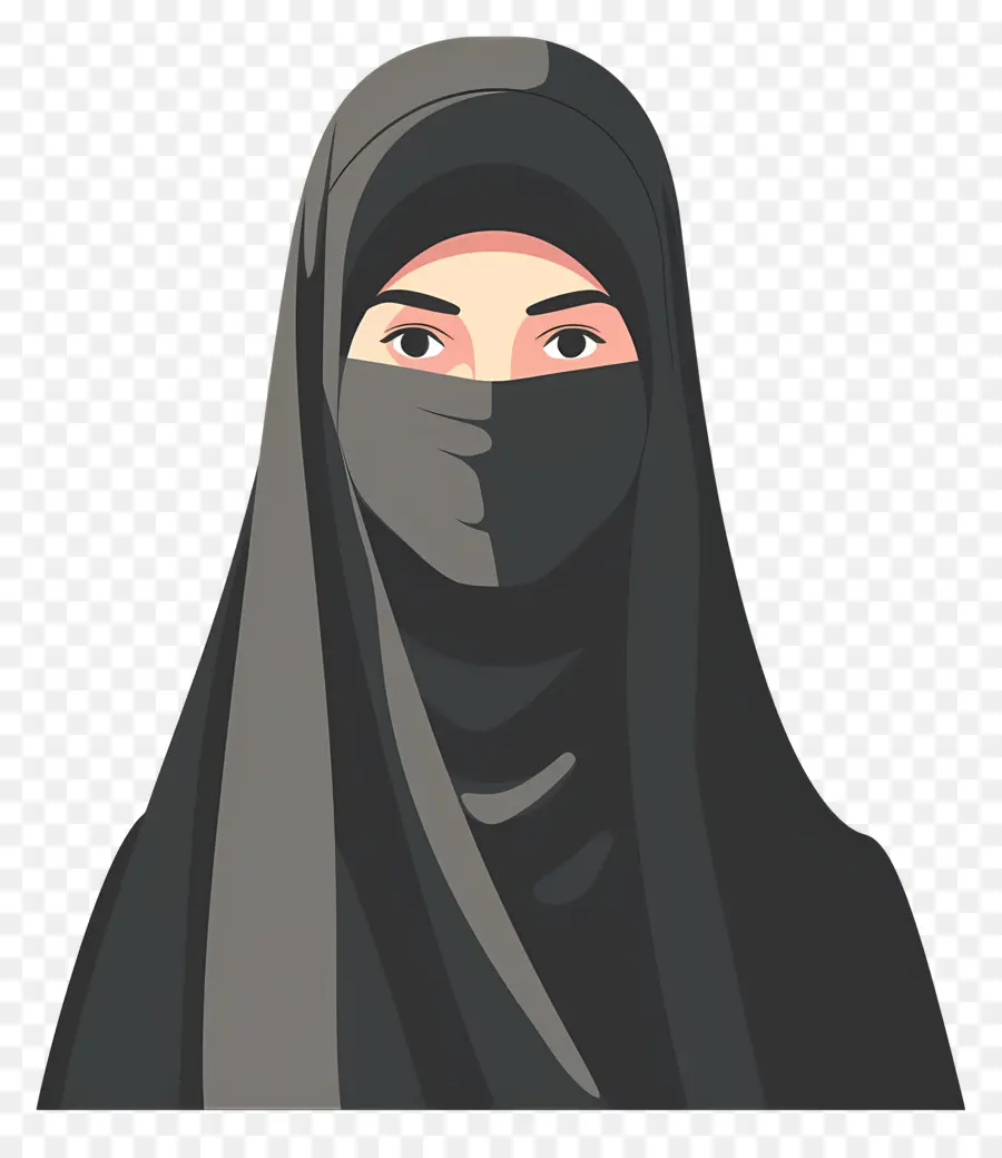 Femme En Niqab，Femme En Hijab PNG