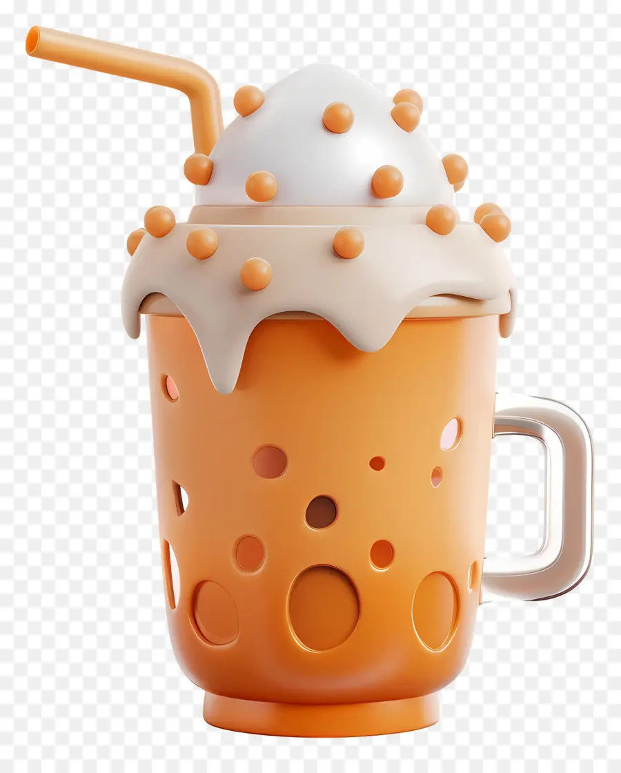 Thé Thaï，Milk Shake PNG