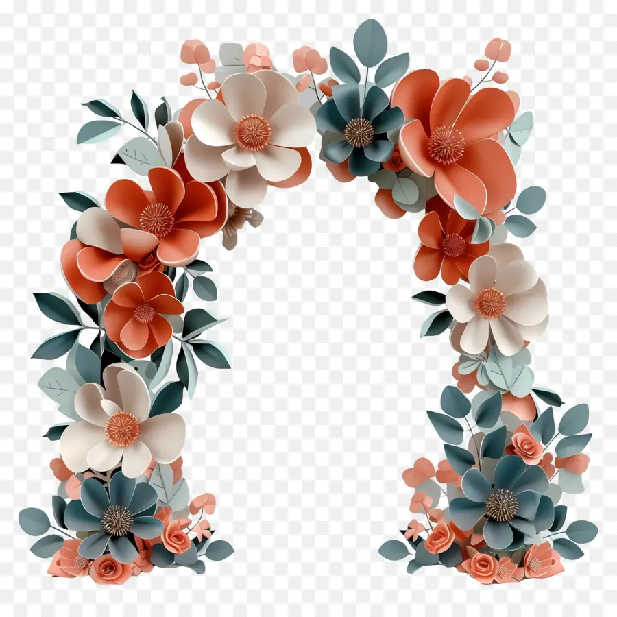 Arc De Fleurs，Arche Florale PNG