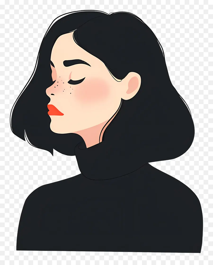 Femme En Noir，Femme PNG