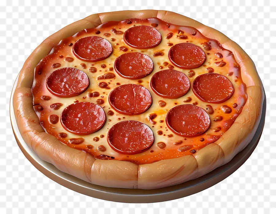 Pizza Au Pepperoni，Pizza PNG