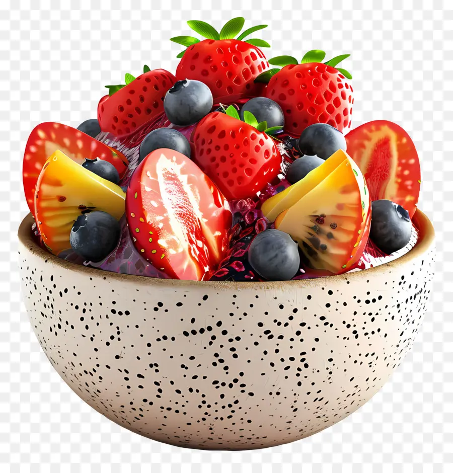 Bol De Pudding Au Chia，Pudding Aux Fruits Et Au Chia PNG