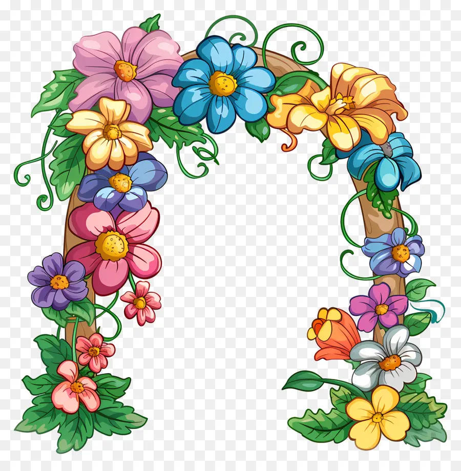 Arc De Fleurs，Arche Florale PNG