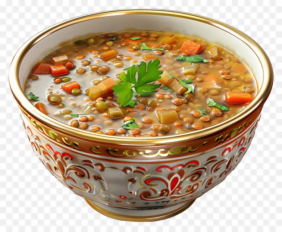 Soupe Aux Lentilles，Bol PNG