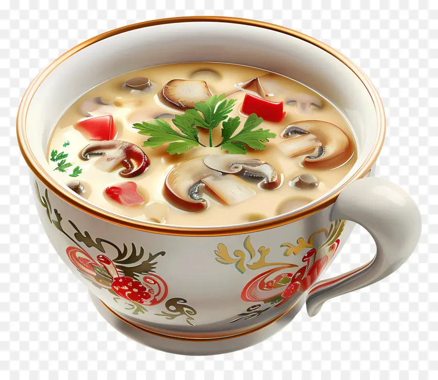 Soupe Aux Champignons，Champignons PNG