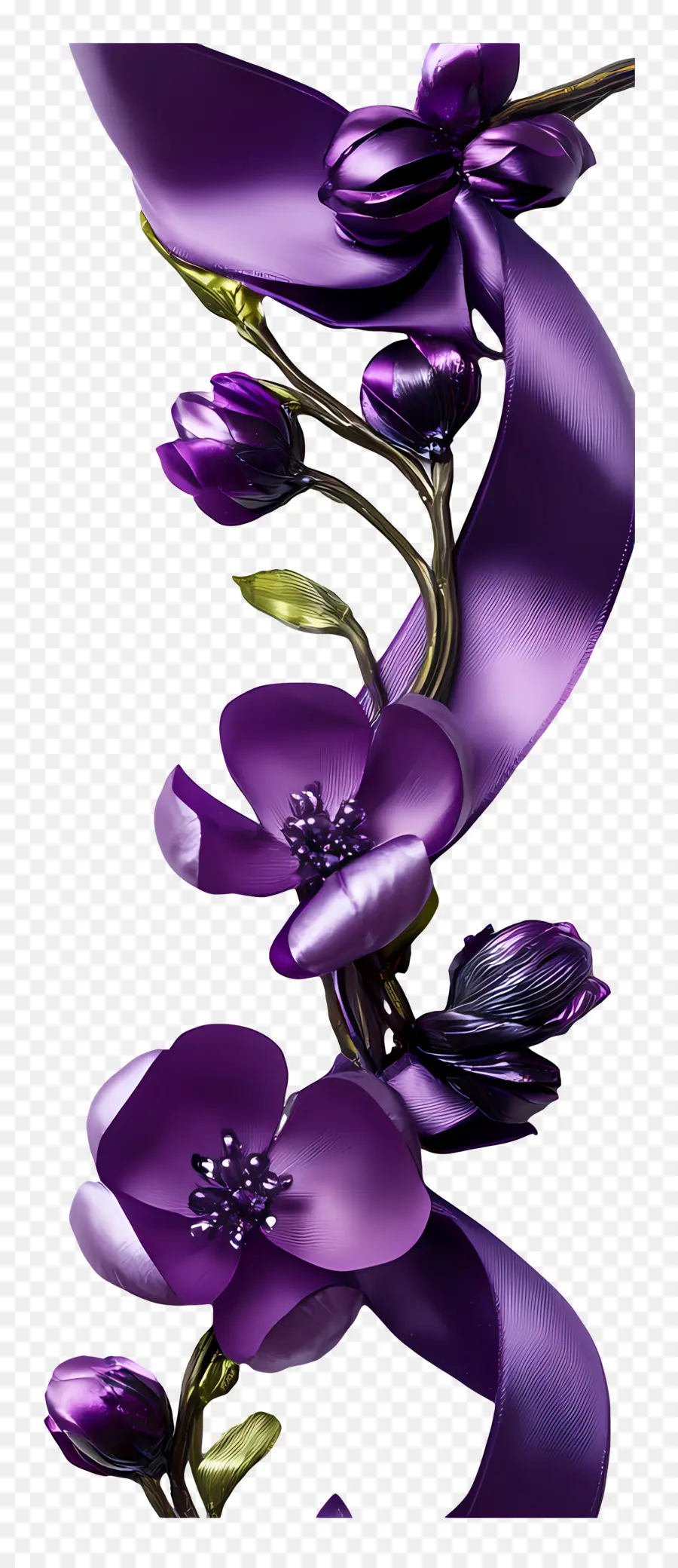 Violet，Fleurs Violettes PNG