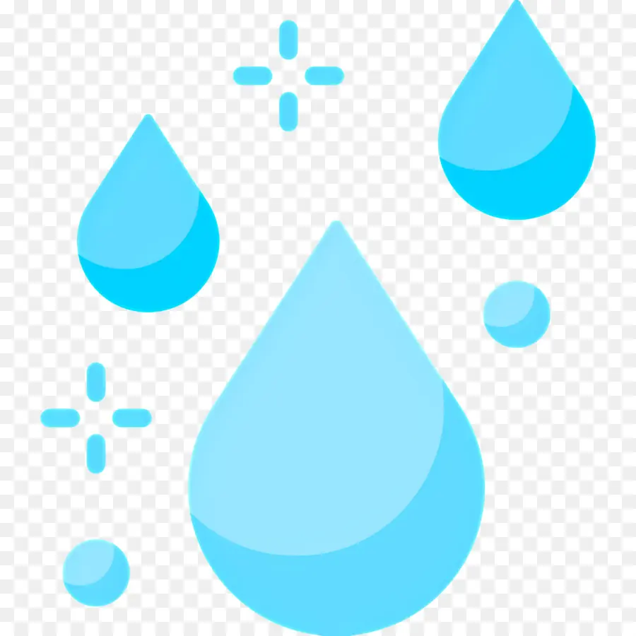 Goutte D'eau，Gouttelettes D'eau Bleue PNG