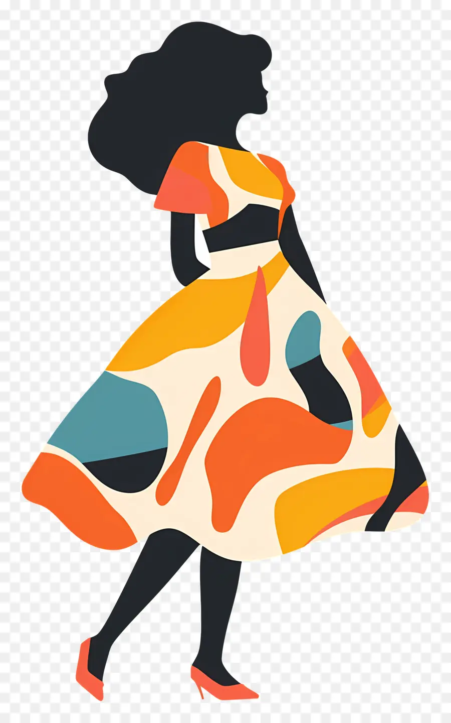 Femme En Robe，Femme PNG