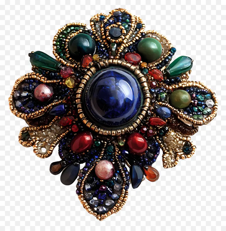 Broche，Broche Perlée PNG