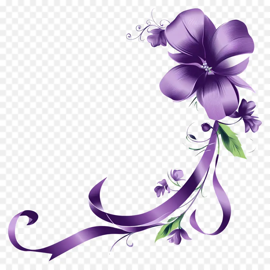 Violet，Coin Floral Violet PNG