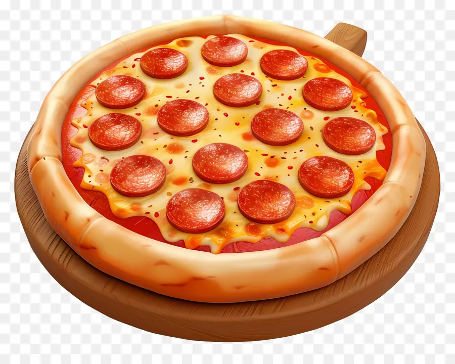 Pizza Au Pepperoni，Pizza PNG