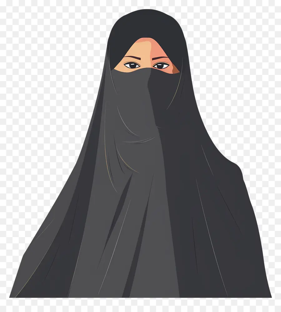 Femme En Niqab，Femme En Hijab PNG