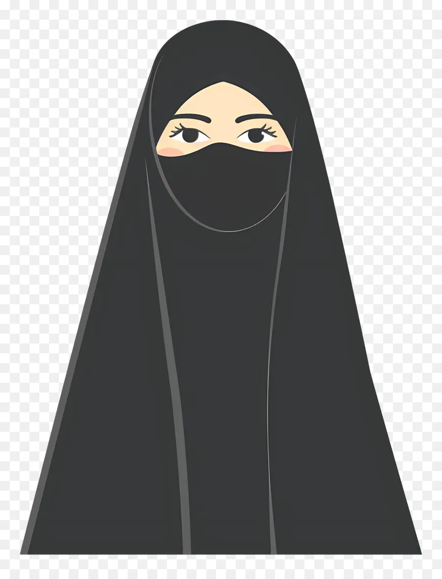 Femme En Niqab，Femme En Hijab PNG