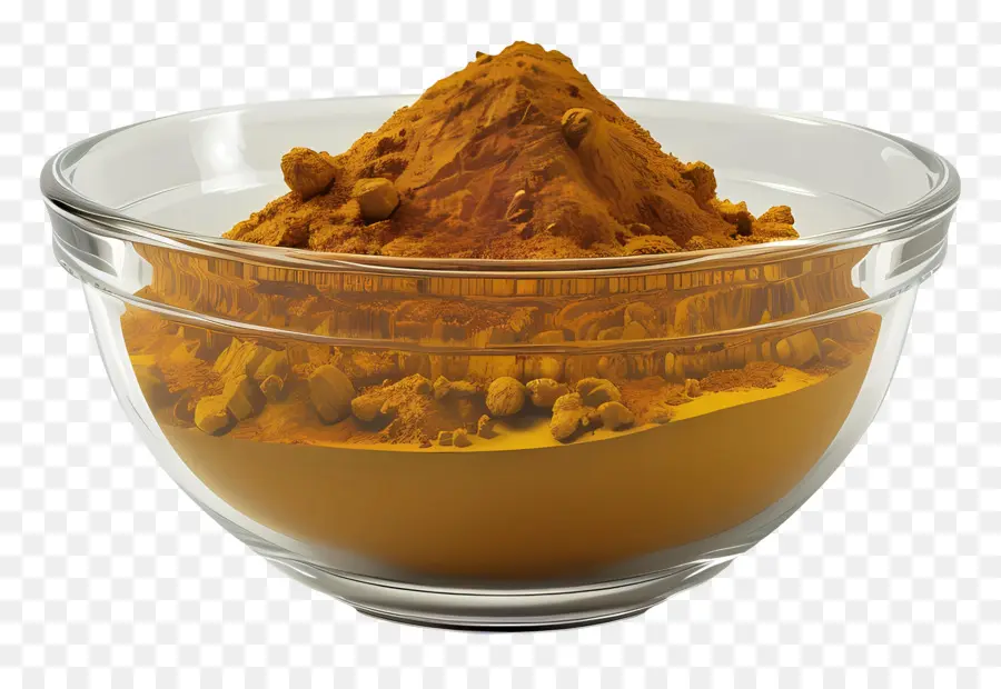 Poudre De Curcuma，Bol De Curcuma PNG