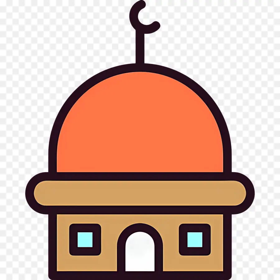 Dôme De La Mosquée，Maison Dôme Orange PNG