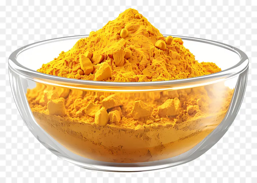 Poudre De Curcuma，Bol De Curcuma PNG