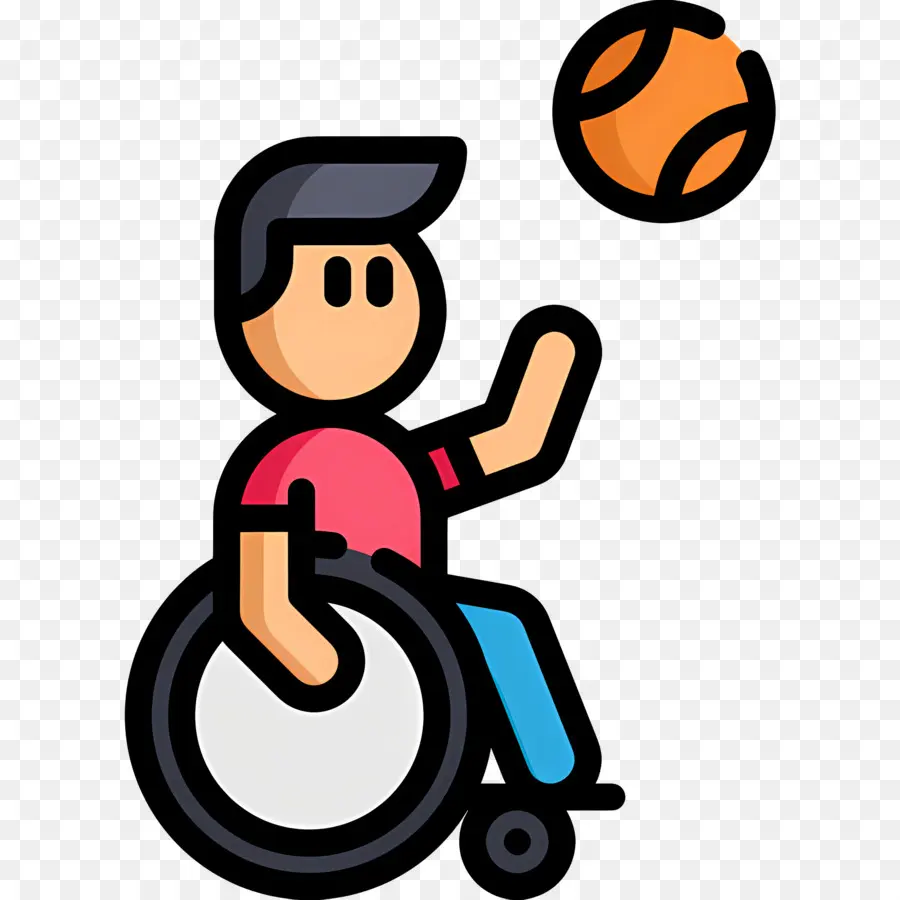 Basket Ball En Fauteuil Roulant，Invalidité PNG