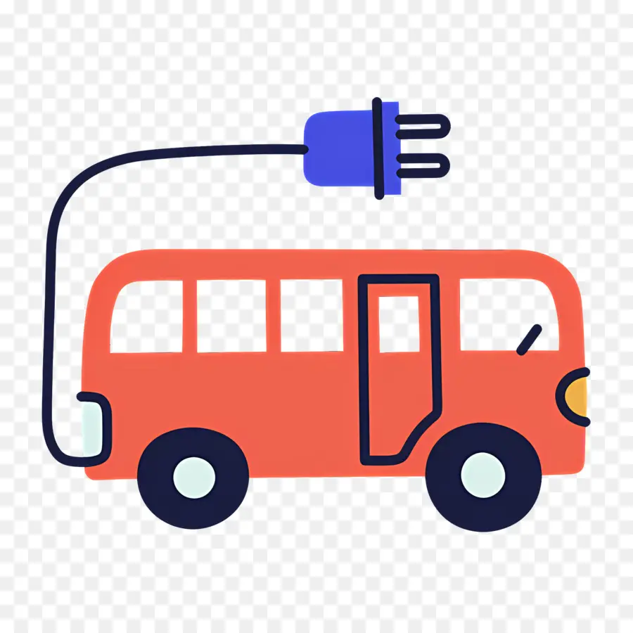 Bus électrique，Autobus électrique PNG