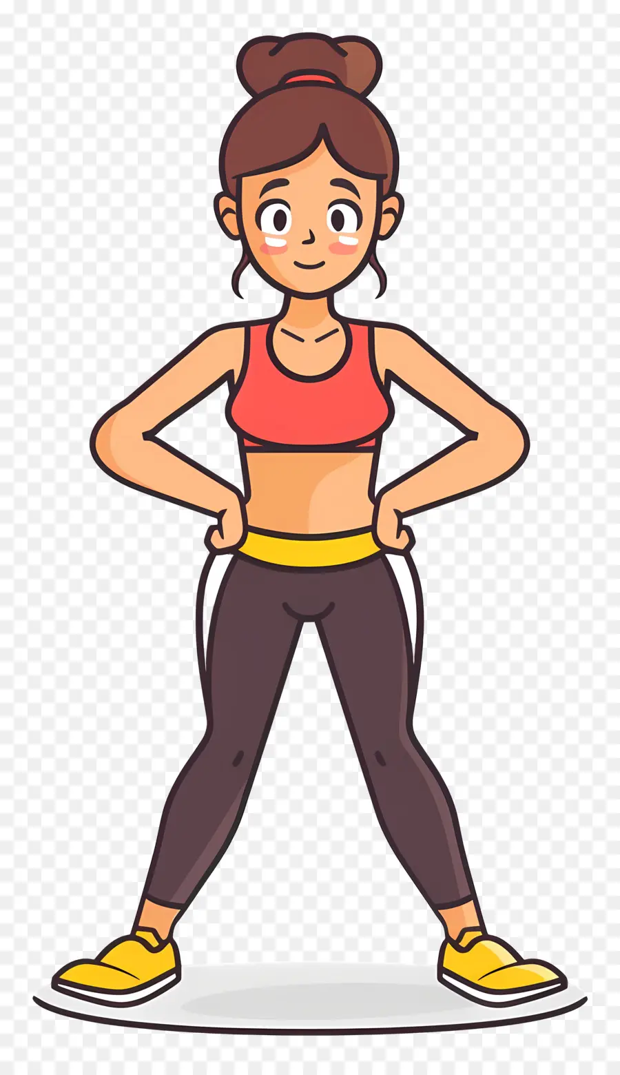 Femme De Remise En Forme，Femme En Tenue De Sport PNG