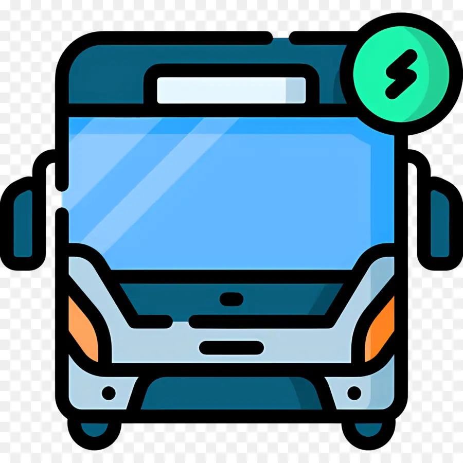 Bus électrique，Autobus électrique PNG