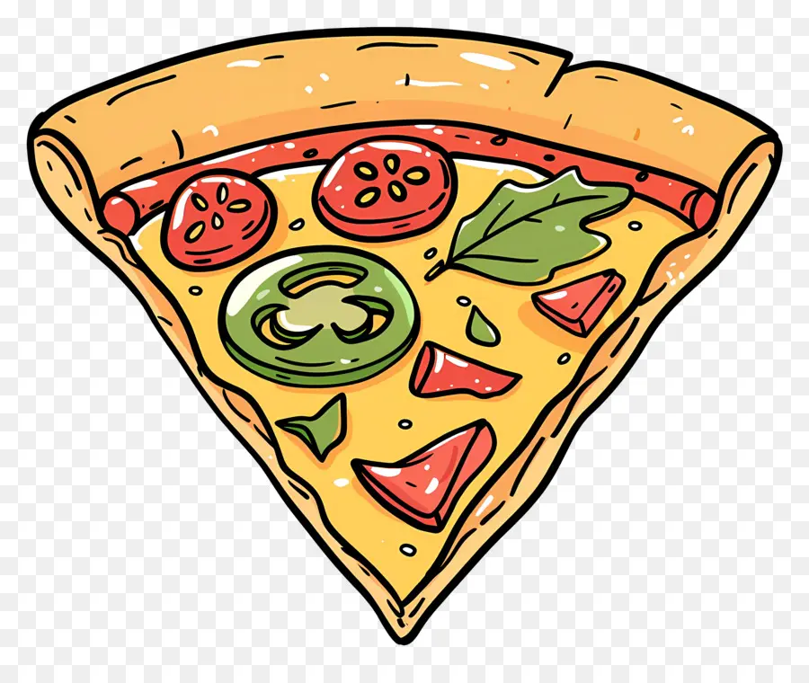 Pizza Mexicaine，Tranche De Pizza PNG