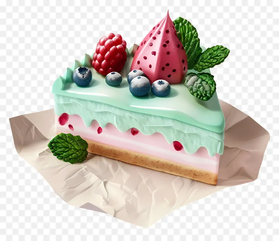 Gâteau Frais à La Menthe，Gâteau PNG