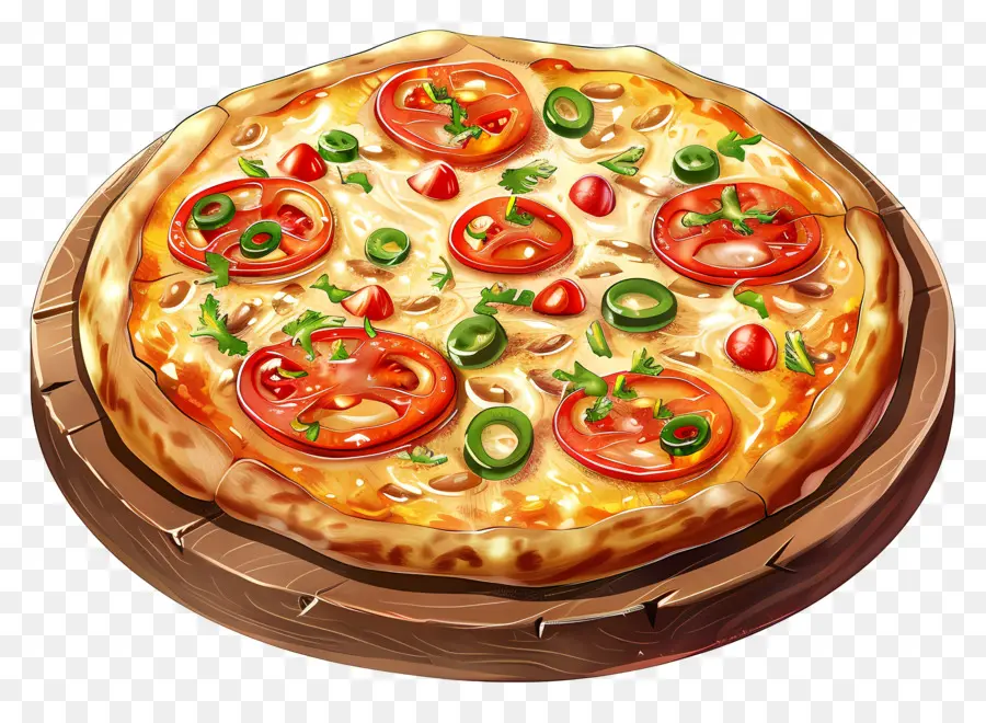 Pizza Mexicaine，Pizza PNG