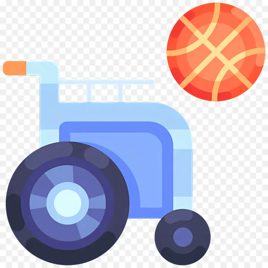 Basket Ball En Fauteuil Roulant，Fauteuil Roulant Et Basket Ball PNG