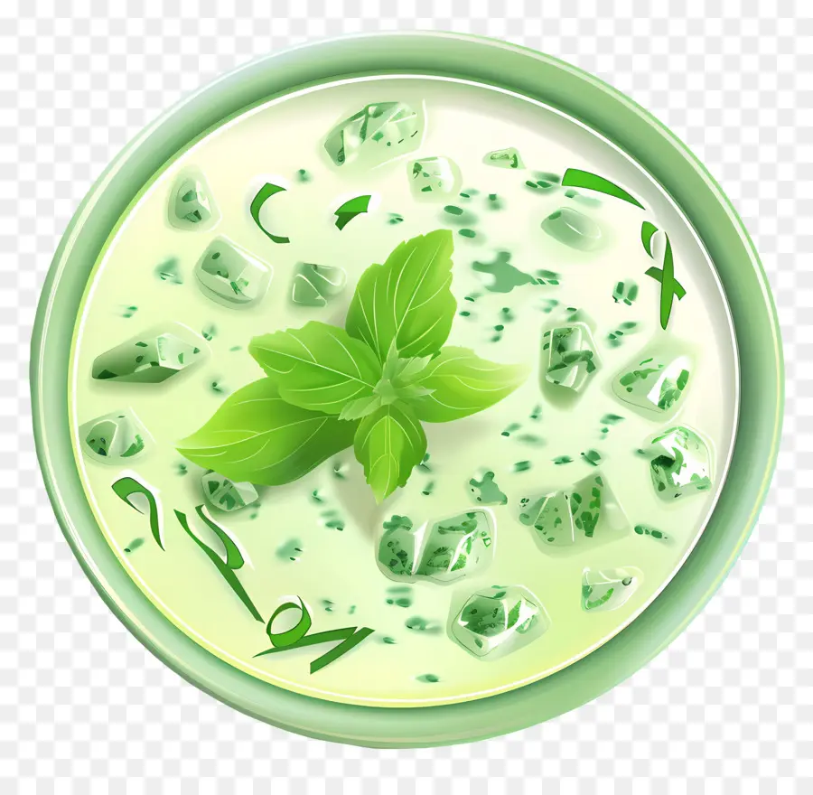 Raïta Verte，Soupe Verte PNG