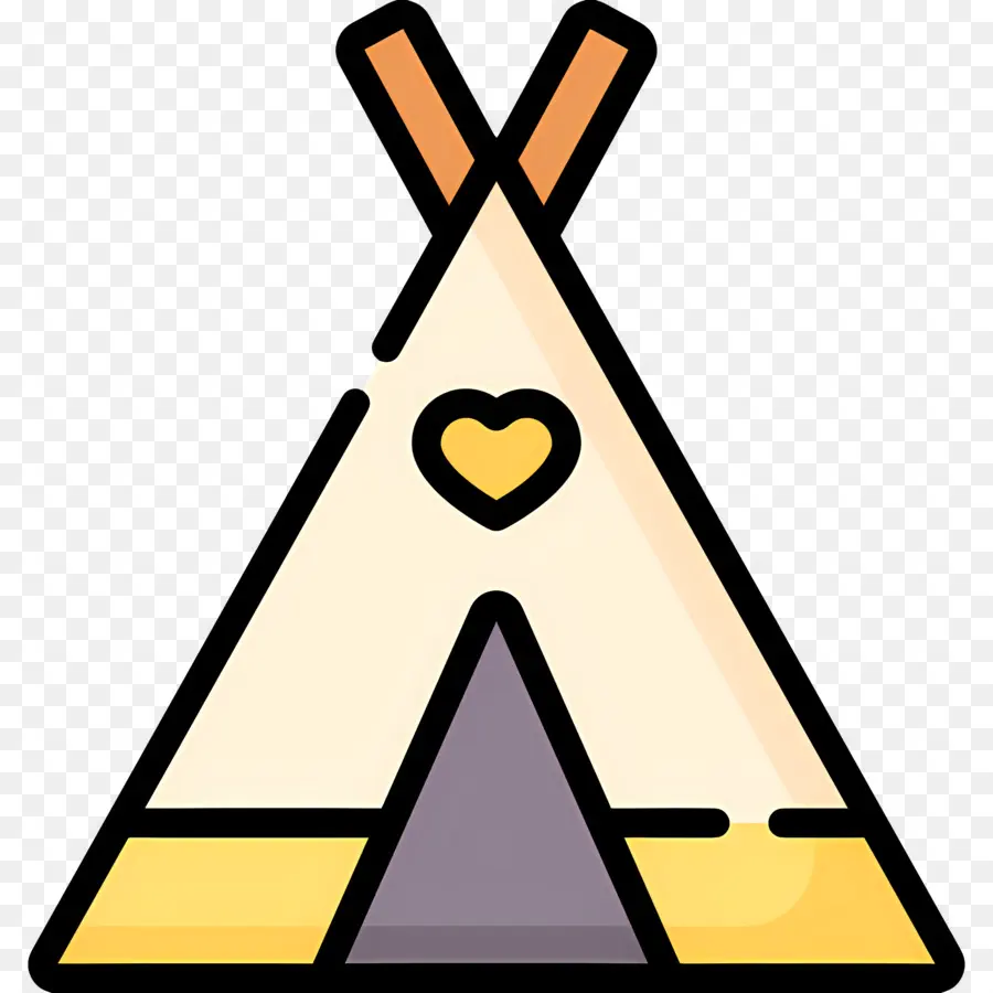 Tente De Camping，Tipi PNG