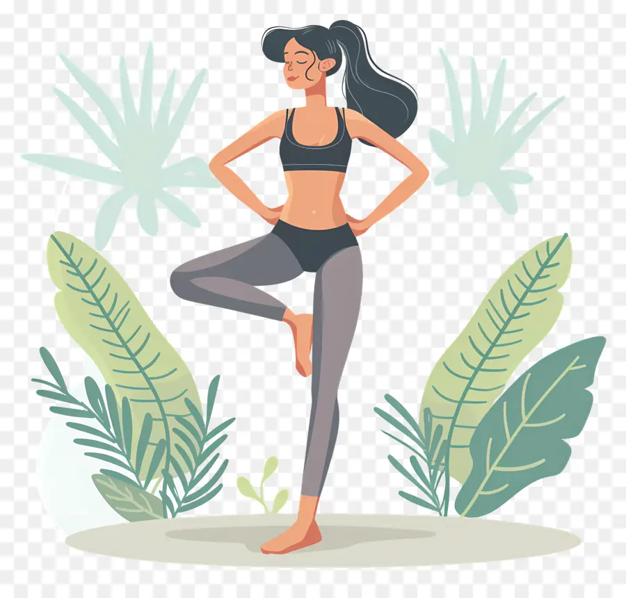 Femme De Remise En Forme，Yoga PNG