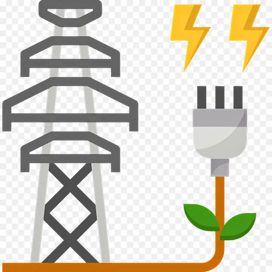 Transmission électrique，Électricité PNG