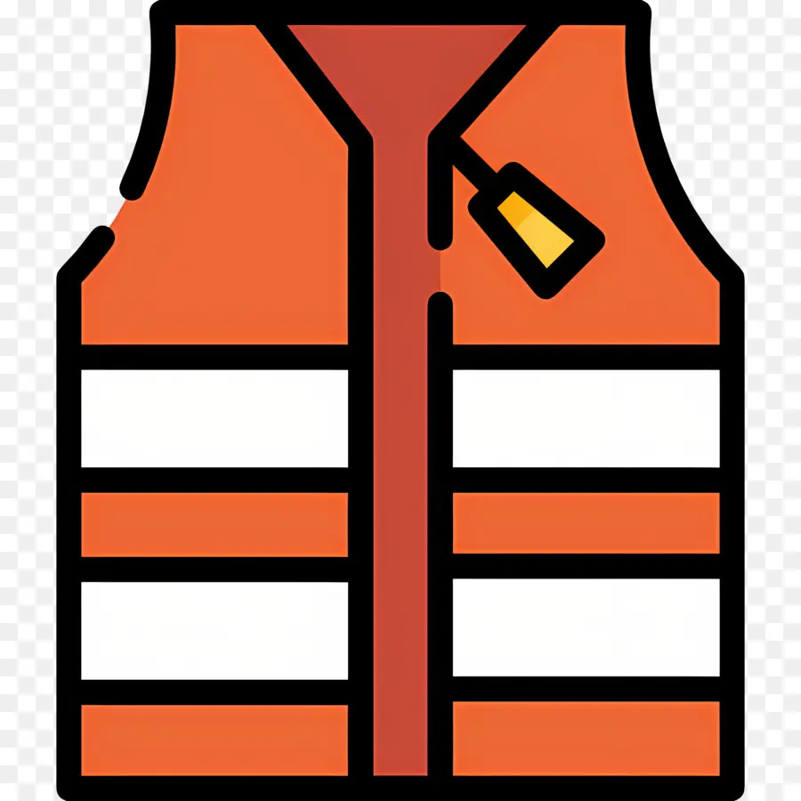 Gilet De Chantier，Gilet De Sauvetage Orange PNG