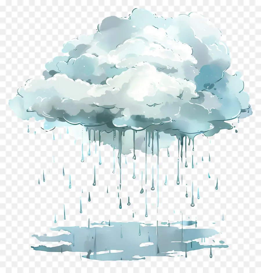 Nuage De Pluie，Nuage PNG